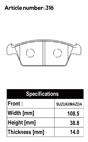 ACRE BRAKES スズキワゴンＲ適合表