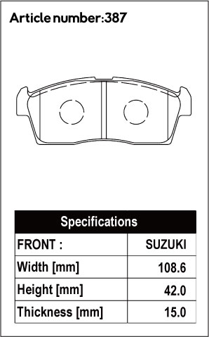 ACRE BRAKES スズキアルト アルトワークス適合表