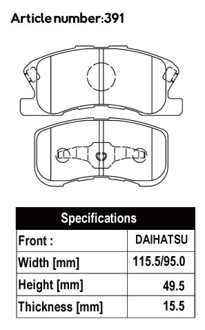 ACRE BRAKES ダイハツムーヴ・ムーヴカスタム適合表