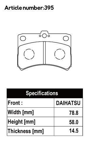 ACRE BRAKES ダイハツアトレー適合表